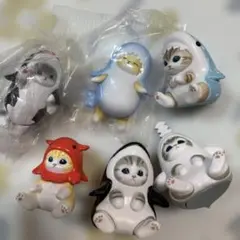 mofusand フィギュア サメにゃん 6体 マスコット