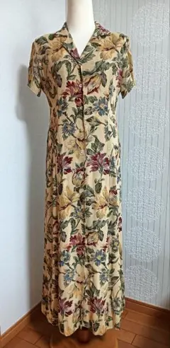 The Scotch House 花柄　総柄　ロングワンピース　11号