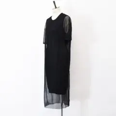 アレキサンダーワン レディース シースルー ロング ワンピース ブラック M