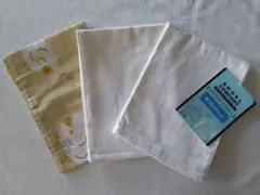 新品☆枕カバー 3枚セット ホワイト格子柄＆羊