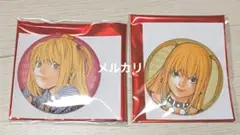 DEATHNOTE デスノート マット缶バッジコレクション 弥海砂 2点セット