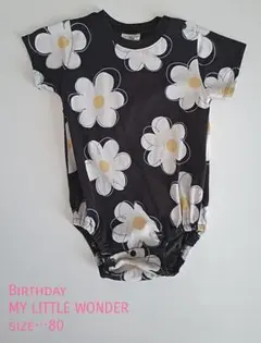 MY LITTLE WONDER 花柄ロンパース 80