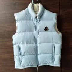 MONCLER モンクレール ダウンベスト ヴィンテージ品 ライトブルー