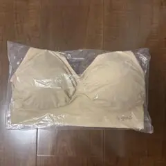 ジニエ インテグレートブラ ノンワイヤーブラジャー ベージュ LL 新品 未使用