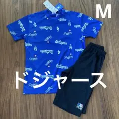 新品　メンズ　ドジャース　半袖Tシャツ＆ショーツ　ルームウェア　パジャマ　M