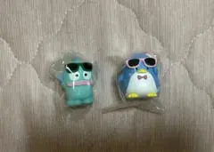 サンリオ　はぴだんぶい　グラサンばちばちフィギュア　ハンギョドン　タキシードサム