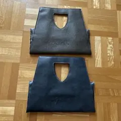 【未使用】agete ハンドル付きクラッチバッグ 2色セット