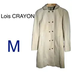 【Lois CRAYON】コート Mサイズ ベージュ色 アンゴラ65%