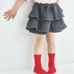 pairmanon ティアード デニムスカッツ