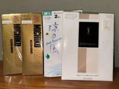 ストッキング　まとめ売り5足(イヴ・サンローラン fukusukeなど）