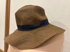 BACK NUMBER ストライプ 麦わら帽子 57cm