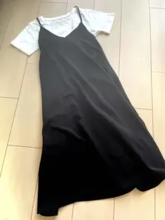 グローバルワーク Tシャツ付きキャミワンピース 150