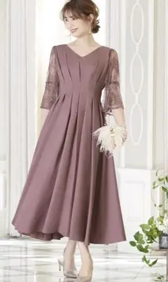新品☆GIRL レース素材 フレアワンピース