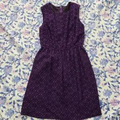 アナスイ フラワー刺繍 カットワーク ドレス
