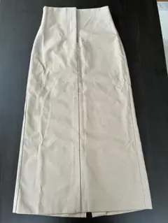 LAULÉN ベージュ タイトスカート S