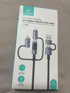 6in1充電ケーブル Type-C/Type-A/micro