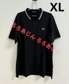 未使用 Fred Perry ブラック ポロシャツ XL