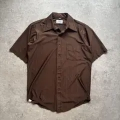 古着　70s jc penney 半袖　シャツ　襟芯　ヴィンテージ