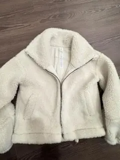 未使用　Lululemon ボアジャケット レディース SIZE 2 ホワイト