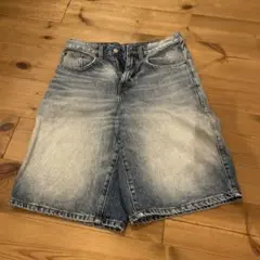 zaraバギーデニム　ショーツ