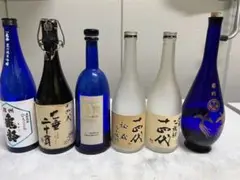 レア日本酒空瓶 6本 中身無い空瓶 中はもちろん無洗浄です