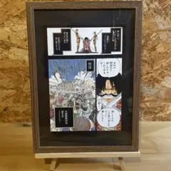 ワンピース　ゴールドロジャー　イラスト　切り抜き　A4フレーム付き