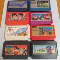 ファミコンソフト　８本セット　まとめ売り