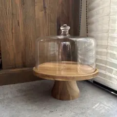 ZARA HOME ガラスのフタ付きケーキドーム
