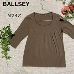 BALLSEY ボールジィ 7分丈カットソー Tシャツ 襟ぐりレース