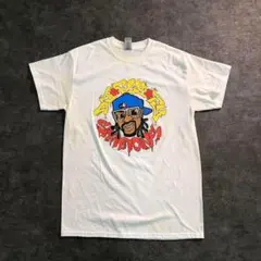 【ヴィンテージ】GILDAN プリントTシャツ 古着usedSM13 白