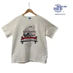 【超美品】Good On グッドオン　Tシャツ　キャンプ　ベージュ　L