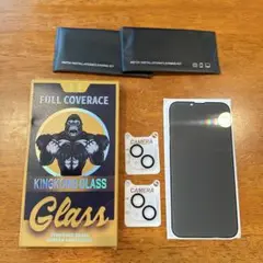 ⭐️ iPhone 14 Plus ガラスフィルム カメラフィルム 覗き見防止