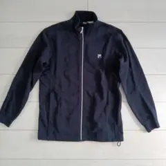 FILA トラックジャケット メンズ Sサイズ ネイビー スタンドカラー
