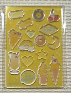 フクヤ キャラ福くじ アイスクリームパーラー E-5 アクリルパーツ イエロー