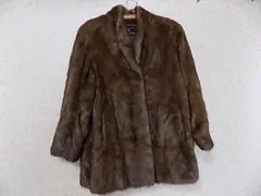 35901 LANVIN//ランバン 毛皮・コート ブラウン F