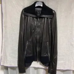 LGB ルグランブルーレザーブルゾン ライダースジャケット レザージャケット