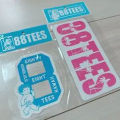 88tees エイティーエイティーズ　ハワイ　ステッカー　さシール