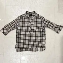 DIESEL ディーゼル プルオーバーシャツ チェック柄 グレー