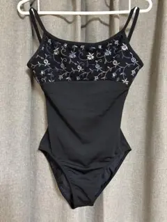 シルビア刺繍入り黒レオタード おまけ付き