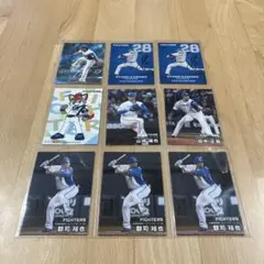 北海道日本ハムファイターズ 2025プロ野球チップスカード 9枚セット