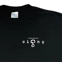 00's Mナイトシャマラン 映画サイン プロモ用Tシャツ デッドストック