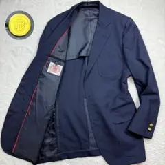 美品 J.PRESS 紺ブレ 金ボタン 段返り3B パッチポケット L