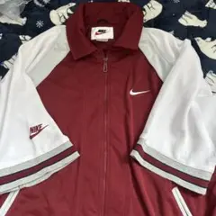 Nike フルジップジャケット L バーガンディ