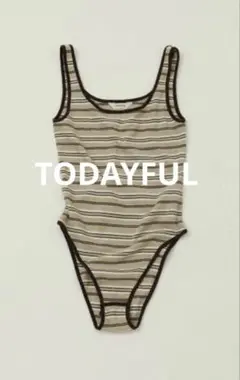 TODAYFULボーダータンクロンパース