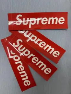 Supreme ステッカー 4枚セット 赤