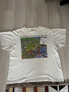 90s usa製　アートTシャツ　ウォーリーを探せ　ボックスシルエット　シングル
