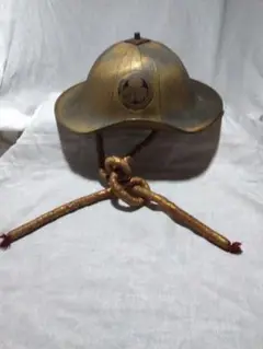 かず様用　陣笠　サムライ　武具　帽子　戦国　家紋　工芸品　骨董品 家紋入 陣笠 戊辰戦争 中級武士 コスプレ