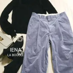 IENA LA BOUCLE イエナ ラ ブークル タック入りワイドパンツ