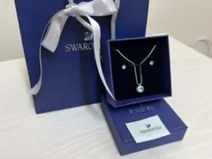 SWAROVSKI スワロフスキーネックレスピアスセット正規品