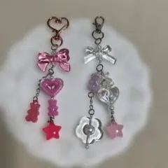 ビーズキーホルダーセット！